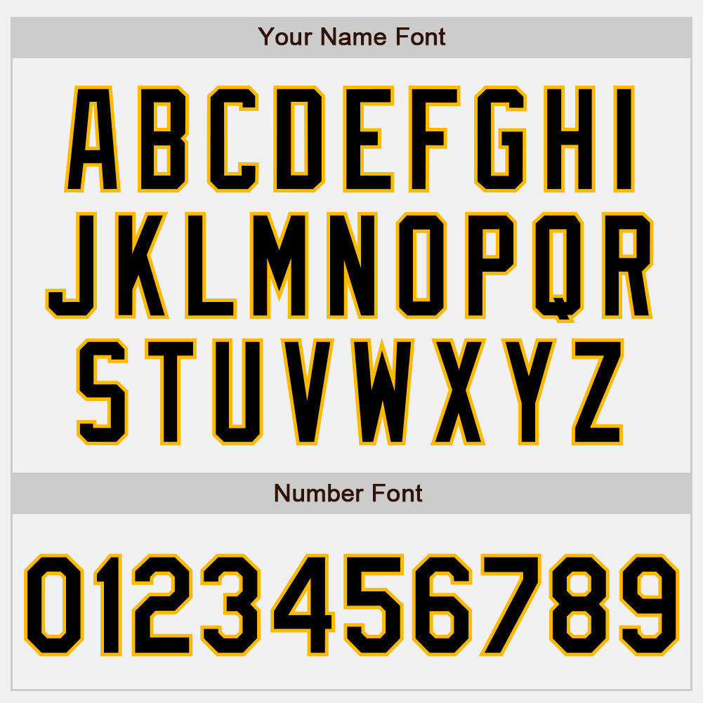 Custom White Black Pinstripe Gold Two-Button Unisex Softball Jersey